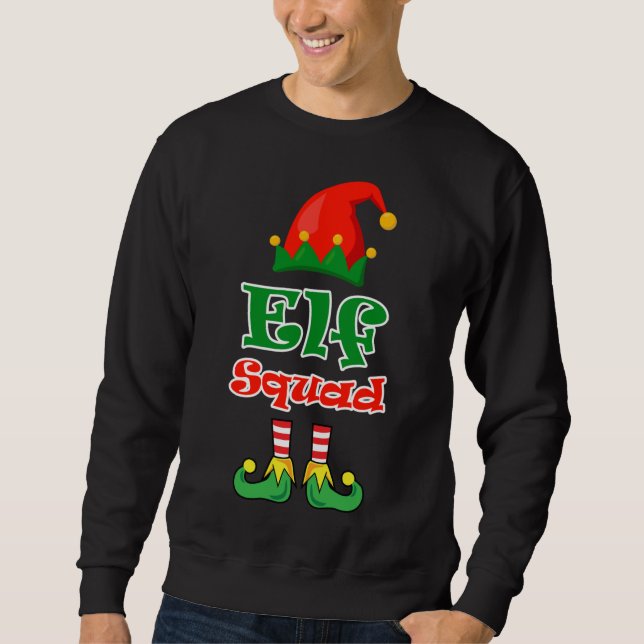 Elf Squad Christmas Sweatshirt (Front)