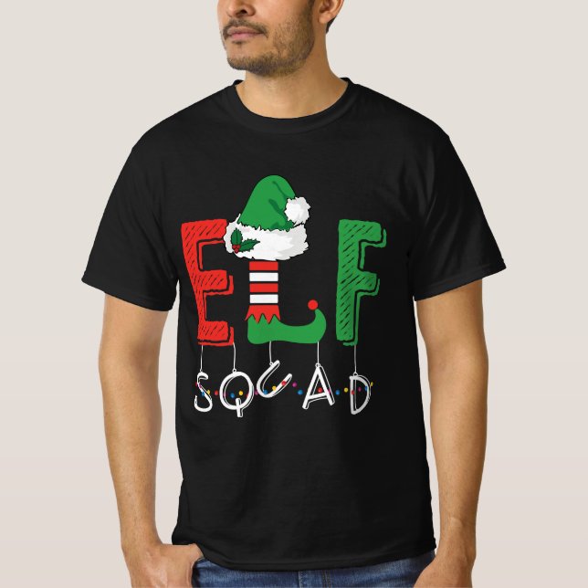 Elf Squad Christmas T-Shirt (Front)