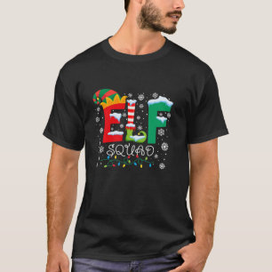 Elf Squad Funny Elf Family Christmas Matching Paja T-Shirt
