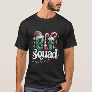 Elf Squad Funny Elf Family Christmas Matching Paja T-Shirt