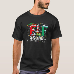 Elf Squad Funny Elf Family Christmas Matching Paja T-Shirt