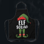 Elf Squad Funny Family Matching Christmas  Apron<br><div class="desc">Elf Squad Funny Family Matching Christmas</div>