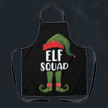 Elf Squad Funny Family Matching Christmas  Apron<br><div class="desc">Elf Squad Funny Family Matching Christmas</div>
