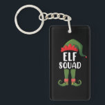 Elf Squad Funny Family Matching Christmas  Key Ring<br><div class="desc">Elf Squad Funny Family Matching Christmas</div>