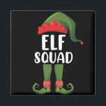 Elf Squad Funny Family Matching Christmas  Magnet<br><div class="desc">Elf Squad Funny Family Matching Christmas</div>