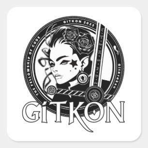 Elf Sticker   GitKon: The Fellowship of Code