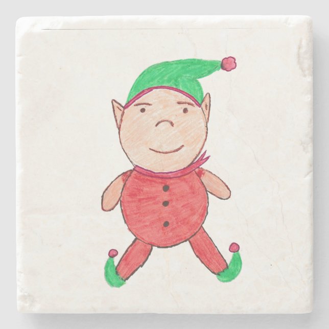 Elf Stone Coaster (Front)