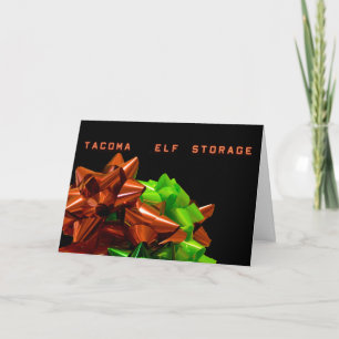 Elf Storage #1 Christmas Card