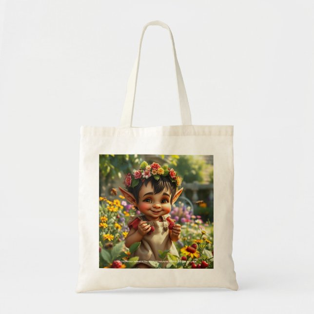 Elf Strawberry  Tote Bag (Front)