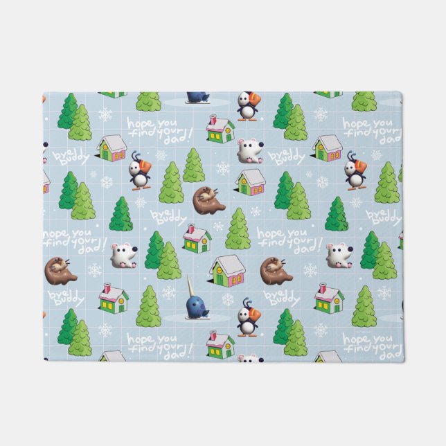 Elf the Movie | Bye Buddy Hope You Find Your Dad Doormat (Front)