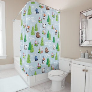 Elf the Movie   Bye Buddy Hope You Find Your Dad Shower Curtain
