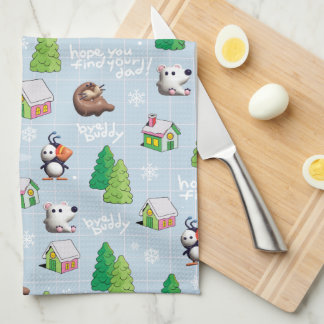 Elf the Movie | Bye Buddy Hope You Find Your Dad Tea Towel