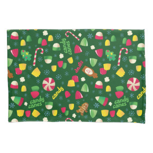 Elf the Movie Candy Pattern Pillowcase