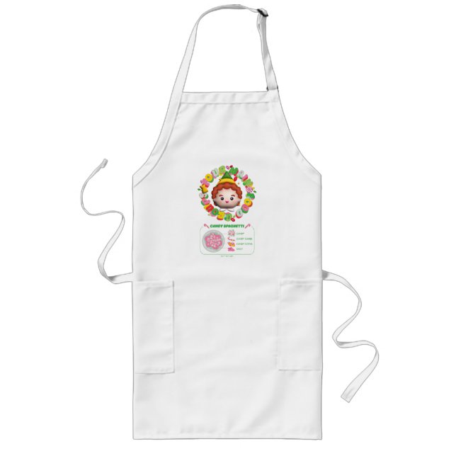 Elf the Movie | Four Main Food Groups Long Apron (Front)
