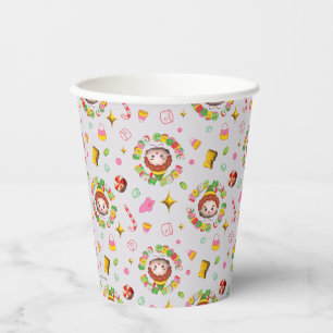 Elf the Movie   Four Main Food Groups Pattern Paper Cups