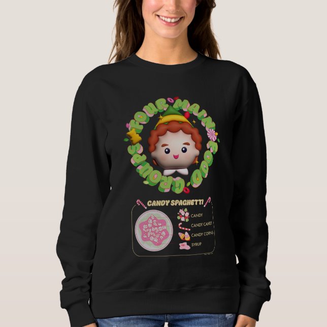 Elf the Movie | Four Main Food Groups Sweatshirt (Front)