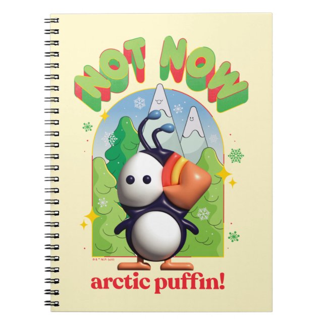 Elf the Movie | Not Now Arctic Puffin! Notebook (Front)