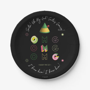 Elf the Movie   Santa OMG Paper Plate