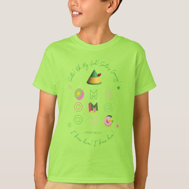 Elf the Movie | Santa OMG T-Shirt (Front)