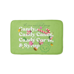 Elf the Movie   The Four Main Food Groups Bath Mat
