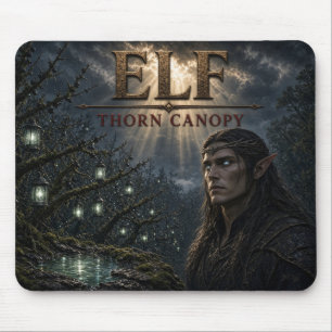 Elf Thorn Canopy Dark Realism Mouse Pad
