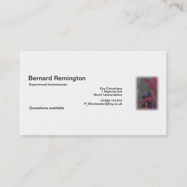 Elf traveler business card (Front)