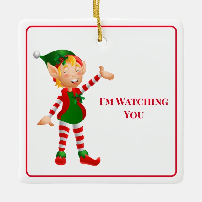Elf Tree Ornament (Front)
