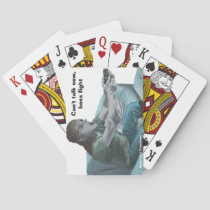 Elf Video Game Boss Fight Playing Cards