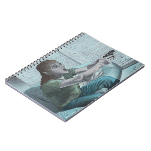 Elf Video Gamer Spiral Notebook
