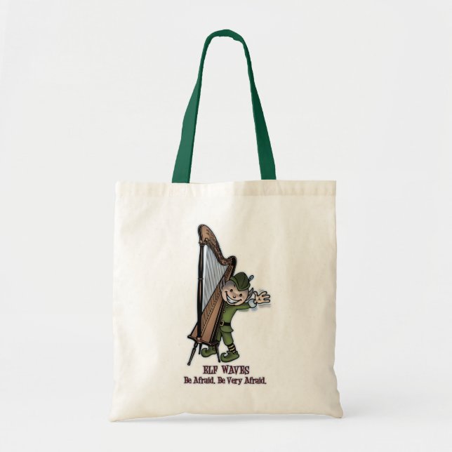 Elf Waves - HARP Tote Bag (Front)