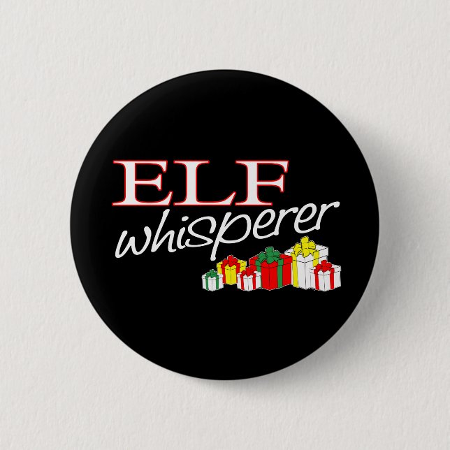 Elf Whisperer 6 Cm Round Badge (Front)