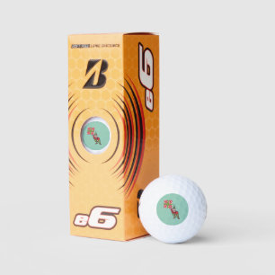 Elf With Gift Bridgestone e6 golf balls 3 pk