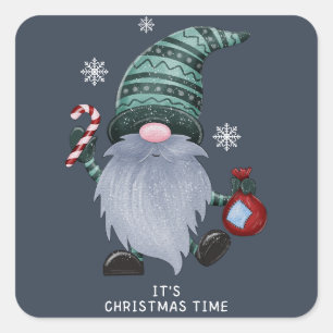 Elf with hat sticker