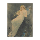 Elf with Iris Flowers by Alphonse Mucha