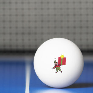 Elf With Red Box 3-star ping pong ball