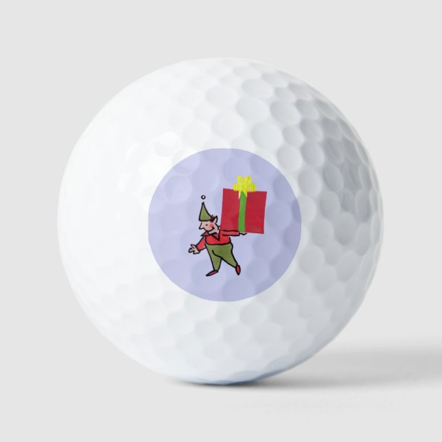 Elf With Red Box value golf balls 12 pk (Front)