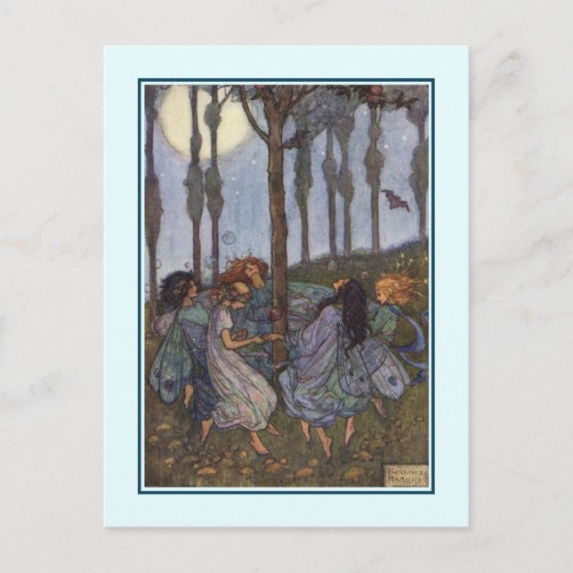 'Elfin Dance' Postcard (Front)