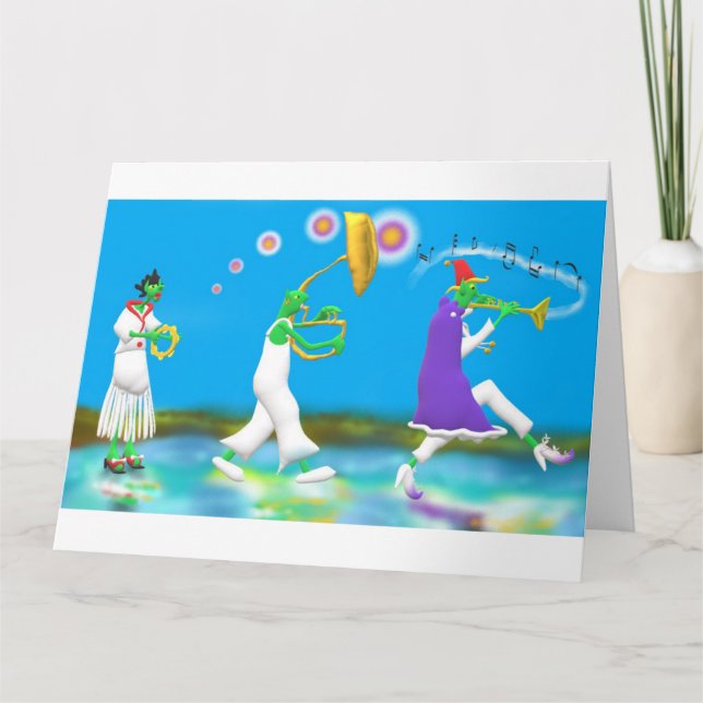 Elfin Marching Band Thank You Card (Front)