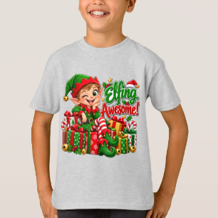 Elfing Awesome Christmas T-Shirt