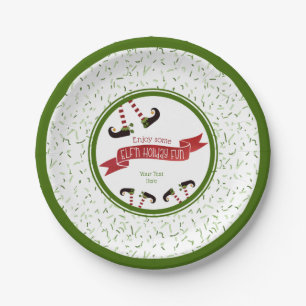 ELF'n Holiday Fun, Party Paper Plate