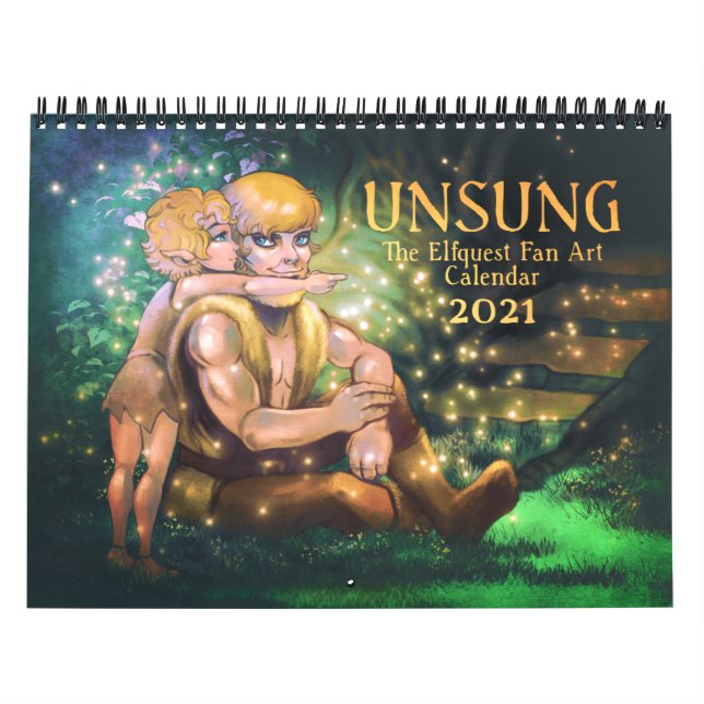 Elfquest 2021 Fan Art Calendar (Cover)