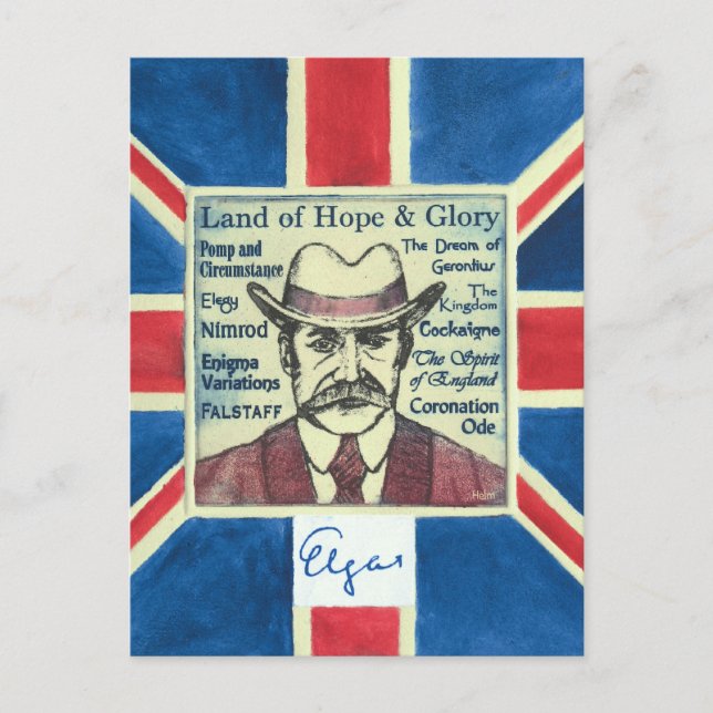 Elgar Postcard (Front)