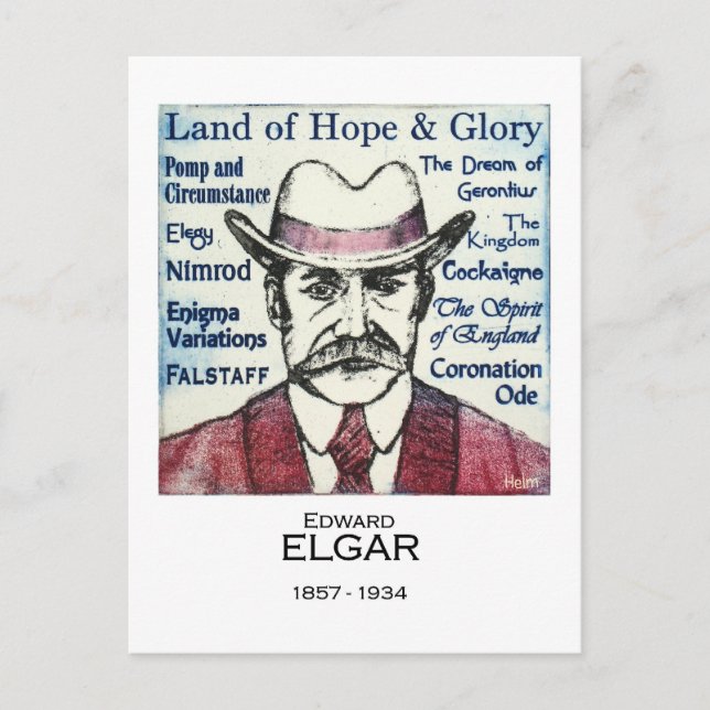 Elgar Postcard (Front)