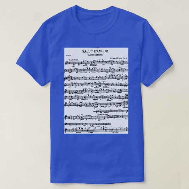 Elgar Salut Damp39Amour T-Shirt (Design Front)