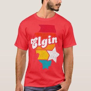Elgin Illinois Vintage Distressed Souvenir 1 T-Shirt