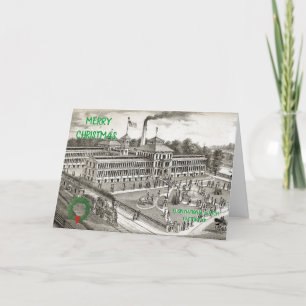 ELGIN NATIONAL WATCH COMPANY ELGIN ILLINOIS 1871 HOLIDAY CARD