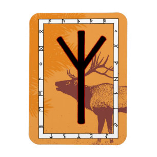 Elhaz Rune Magnet – Protection!