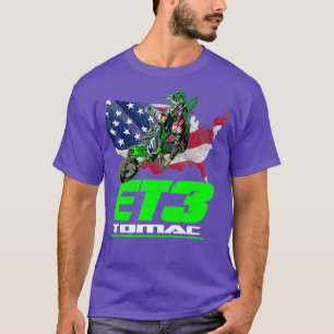 ELI ET3 TOMAC USA FLAG 450SX MOTOCROSS ET1 T-Shirt