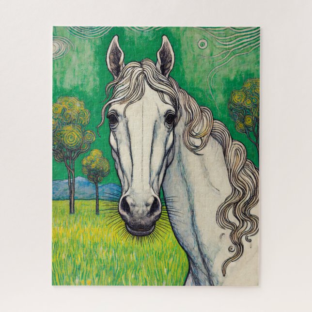 Eli in the Pasture 500 Piece Puzzle (Vertical)