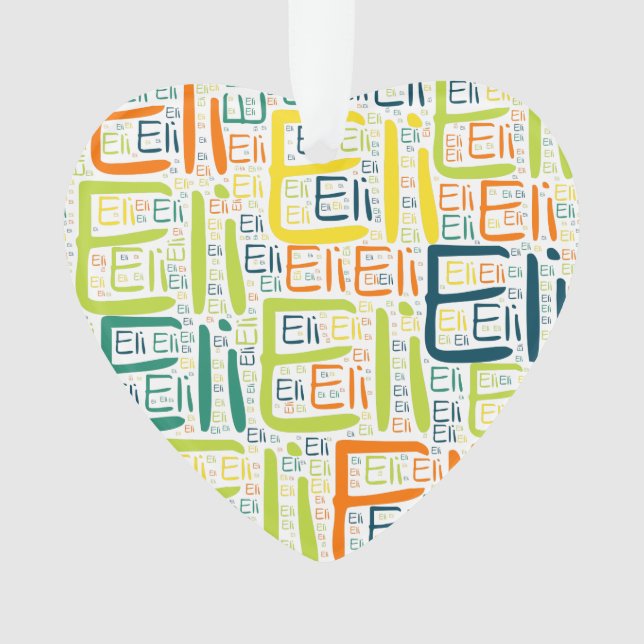 Eli Ornament (Front)